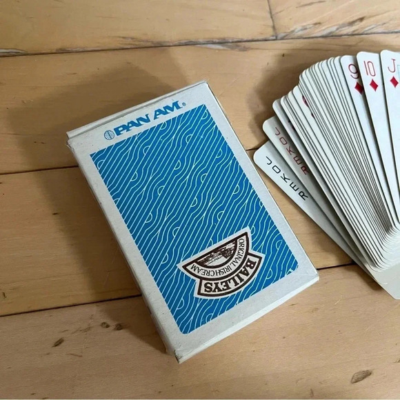 Vtg PAN AM Baileys Original Irish Cream Playing Deck of Cards Complete Set - Picture 2 of 3